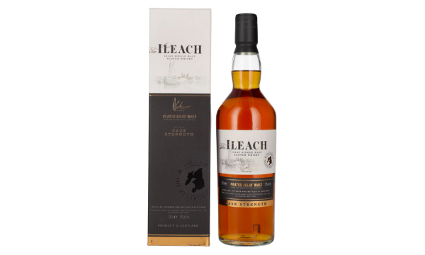 Ileach PEATED ISLAY Single Malt CASK STRENGTH 58% Vol. 0,7l dovanų dėžutėje