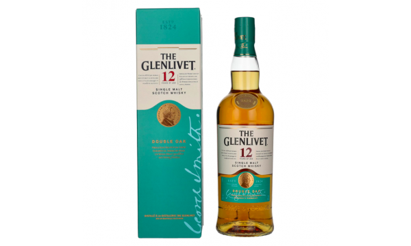 The Glenlivet 12 Years Old DOUBLE OAK 40% Vol. 0,7l dovanų dėžutėje