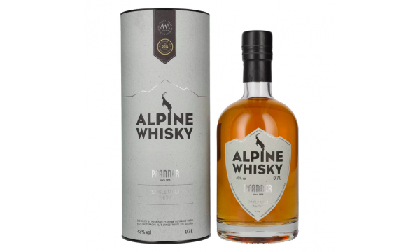 Pfanner Alpine Single Malt Whisky 43% Vol. 0,7l dovanų dėžutėje