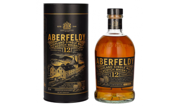 Aberfeldy 12 Years Old Highland Single Malt 40% Vol. 0,7l dovanų dėžutėje