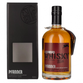 Pfanner Red Wood Single Malt Whisky 43% Vol. 0,5l dovanų dėžutėje