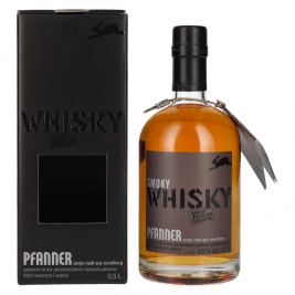 Pfanner Smoky Single Malt Whisky 43% Vol. 0,5l dovanų dėžutėje