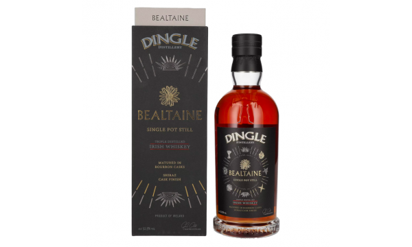 Dingle BEALTAINE Single Pot Still Irish Whiskey Triple Distilled 52,5% Vol. 0,7l dovanų dėžutėje