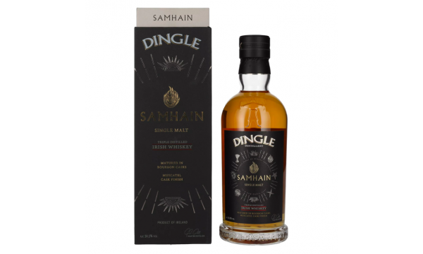 Dingle SAMHAIN Single Malt Irish Whiskey Triple Distilled 50,5% Vol. 0,7l dovanų dėžutėje