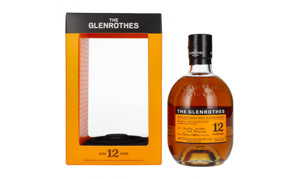 The Glenrothes 12 Years Old Speyside Single Malt 40% Vol. 0,7l dovanų dėžutėje