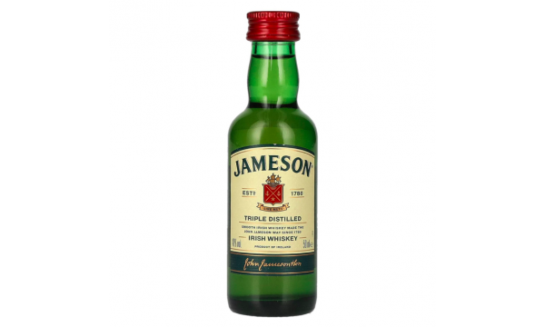 Jameson Triple Distilled Irish Whiskey 40% Vol. 0,05l 