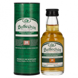 Edradour Ballechin 10 Years Old Highland Single Malt 46% Vol. 0,05l dovanų dėžutėje