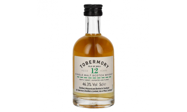 Tobermory 12 Years Old Single Malt Scotch Whisky 46,3% Vol. 0,05l