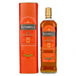 Bushmills 10 Years Old Single Malt Irish Whiskey SHERRY CASK Finish 46% Vol. 1l dovanų dėžutėje