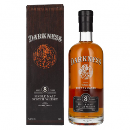 Darkness! 8 Years Old Single Malt Scotch Whisky SHERRY CASKS 47,8% Vol. 0,7l dovanų dėžutėje Darkness! 8 Years Old Single Malt Scotch Whisky SHERRY CASKS 47,8% Vol. 0,7l dovanų dėžutėje