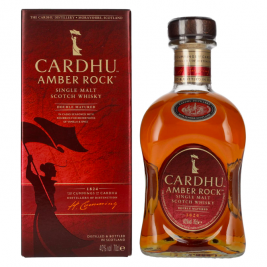 Cardhu AMBER ROCK Double Matured Single Malt Scotch Whisky 40% Vol. 0,7l dovanų dėžutėje