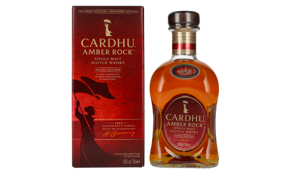 Cardhu AMBER ROCK Double Matured Single Malt Scotch Whisky 40% Vol. 0,7l dovanų dėžutėje