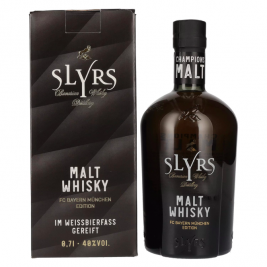 Slyrs FC Bayern München Champions Malt Whisky 40% Vol. 0,7l dovanų dėžutėje