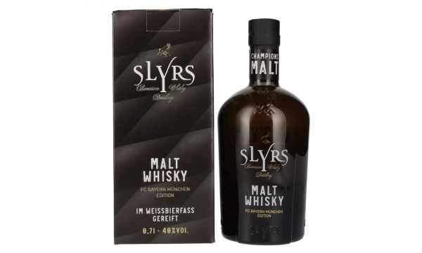 Slyrs FC Bayern München Champions Malt Whisky 40% Vol. 0,7l dovanų dėžutėje