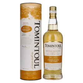 Tomintoul Small Batch Caribbean Rum Cask Finish 40% Vol. 0,7l dovanų dėžutėje