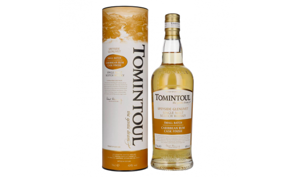 Tomintoul Small Batch Caribbean Rum Cask Finish 40% Vol. 0,7l dovanų dėžutėje