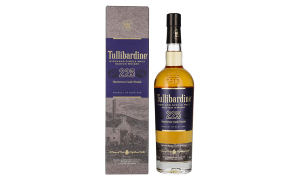 Tullibardine 225 Sauternes Finish Highland Single Malt Scotch Whisky 43% Vol. 0,7l dovanų dėžutėje