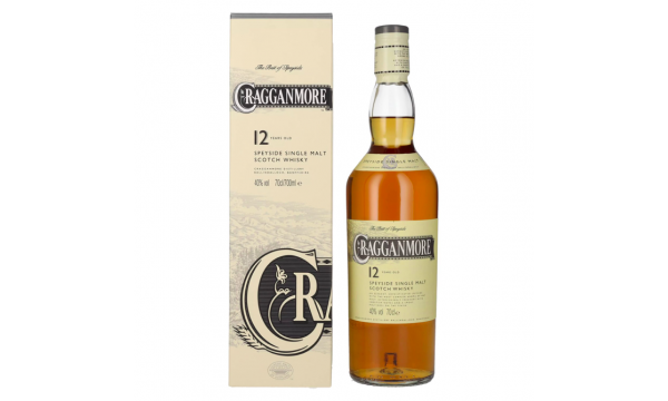 Cragganmore 12 Years Old Speyside Single Malt Whisky 40% Vol. 0,7l dovanų dėžutėje