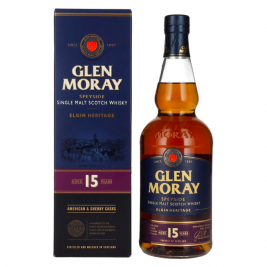 Glen Moray 15 Years Old Elgin Heritage 40% Vol. 0,7l dovanų dėžutėje