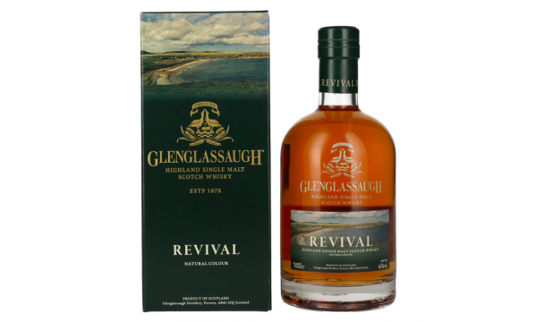 Glenglassaugh REVIVAL Highland Single Malt Scotch Whisky 46% Vol. 0,7l dovanų dėžutėje