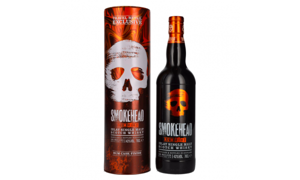 Smokehead RUM RIOT Islay Single Malt Scotch Whisky 43% Vol. 0,7l dovanų dėžutėje