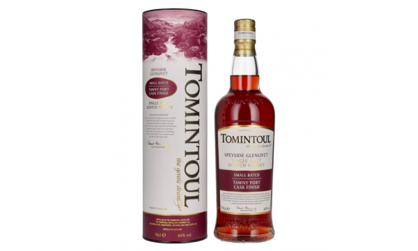 Tomintoul Small Batch Tawny Port Cask Finish 40% Vol. 0,7l dovanų dėžutėje