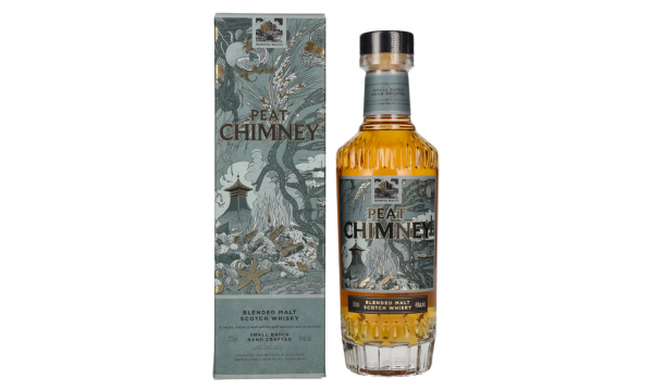 Wemyss Malts PEAT CHIMNEY Blended Malt Scotch Whisky 2020 46% Vol. 0,7l dovanų dėžutėje