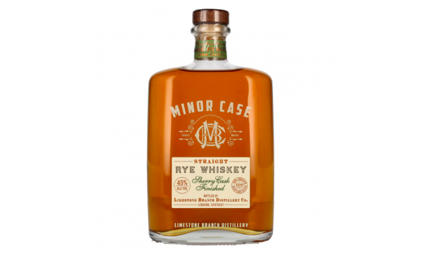 Minor Case Straight RYE WHISKEY Sherry Cask Finished 45% Vol. 0,7l