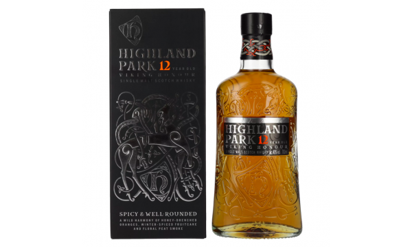 Highland Park 12 Years Old VIKING HONOUR 40% Vol. 0,7l dovanų dėžutėje