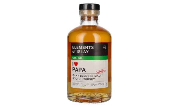 Elements of Islay Cask Edit I LOVE PAPA Islay Blended Malt 46% Vol. 0,7l