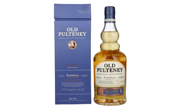 Old Pulteney FLOTILLA 10 Years Old Single Malt VINTAGE 2012 46% Vol. 0,7l dovanų dėžutėje