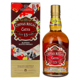 Chivas Regal EXTRA 13 Years Old OLOROSO SHERRY CASKS Finish 40% Vol. 0,7l dovanų dėžutėje