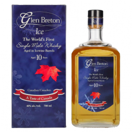 Glen Breton Ice 10 Years Old Aged in Icewine Barrels 40% Vol. 0,7l dovanų dėžutėje