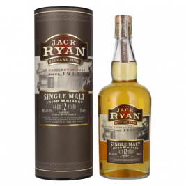 Jack Ryan BEGGARS BUSH 12 Years Old Irish Single Malt Bourbon Cask 46% Vol. 0,7l dovanų dėžutėje