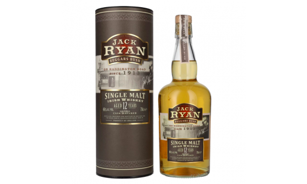 Jack Ryan BEGGARS BUSH 12 Years Old Irish Single Malt Bourbon Cask 46% Vol. 0,7l dovanų dėžutėje