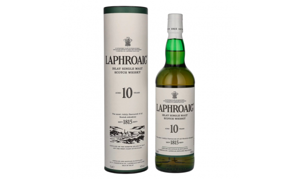 Laphroaig 10 Years Old 40% Vol. 0,7l dovanų dėžutėje