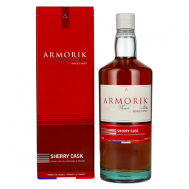 Armorik SHERRY CASK Whisky Breton Single Malt 46% Vol. 0,7l dovanų dėžutėje