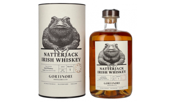 Natterjack Irish Whiskey 40% Vol. 0,7l dovanų dėžutėje