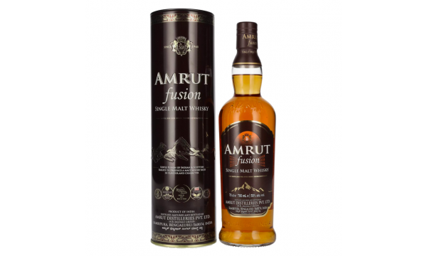 Amrut Indian FUSION Single Malt Whisky 50% Vol. 0,7l dovanų dėžutėje