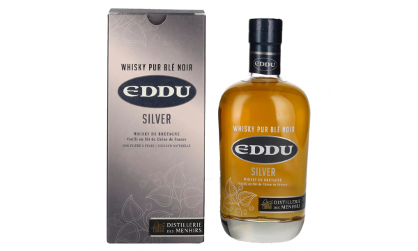 Eddu SILVER Pur Blé Noir Whisky 43% Vol. 0,7l dovanų dėžutėje