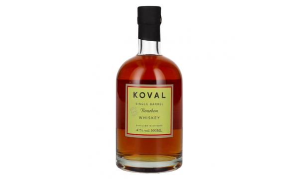 Koval BOURBON Single Barrel Whiskey 47% Vol. 0,5l