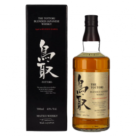 Matsui Whisky THE TOTTORI Blended Japenese Whisky BOURBON BARREL 43% Vol. 0,7l dovanų dėžutėje