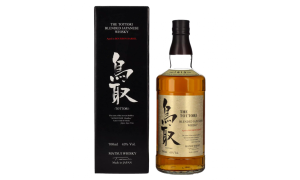 Matsui Whisky THE TOTTORI Blended Japenese Whisky BOURBON BARREL 43% Vol. 0,7l dovanų dėžutėje