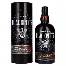 Teeling Whiskey BLACKPITTS PEATED Single Malt Irish Whiskey 46% Vol. 0,7l dovanų dėžutėje