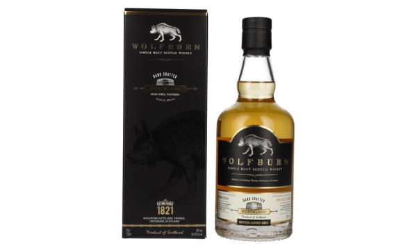 Wolfburn NORTHLAND First General Release 46% Vol. 0,7l dovanų dėžutėje