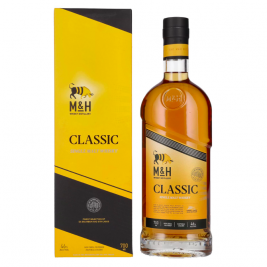 M&H Classic Single Malt Whisky 46% Vol. 0,7l dovanų dėžutėje