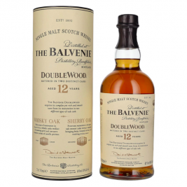 The Balvenie 12 Years Old Double Wood 40% Vol. 0,7l dovanų dėžutėje