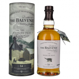 The Balvenie 14 Years Old The WEEK OF PEAT 48,3% Vol. 0,7l dovanų dėžutėje