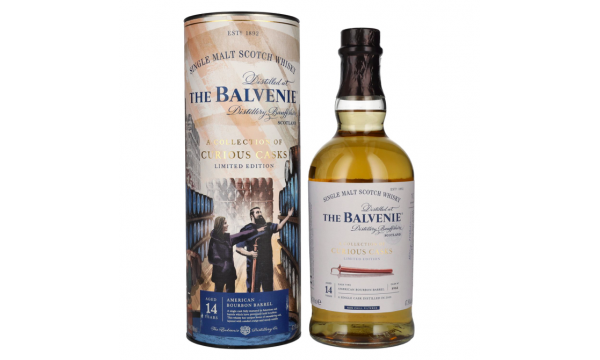 The Balvenie 14 Years Old A Collection of Curious Casks AMERICAN BOURBON BARREL 47,8% Vol. 0,7l dovanų dėžutėje