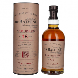 The Balvenie 18 Years Old Pedro Ximénez Cask 48,7% Vol. 0,7l dovanų dėžutėje